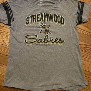 Streamwood Sabres Gray T-Shirt